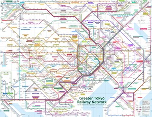 Greater Tokyo Map